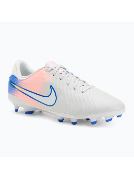 Încălțăminte de fotbal pentru bărbați Nike United Tiempo Legend 10 Academy FG/MG Vast Grey/Racer Blue gri
