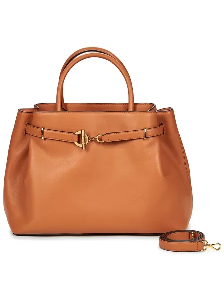 Lauren Ralph Lauren crossbody kabelka dámska kožená hnedá