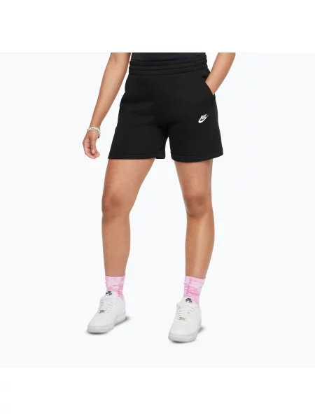 Nike Sportswear Club Fleece gyerek rövidnadrág fekete/fekete/fehér. Méret: fehér