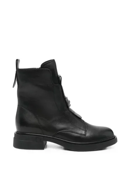 Botine Linda Baumann cu cataramă negru