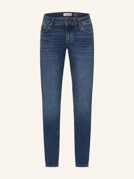Marc O'polo Straight Džíny authentic mid blue wash modré