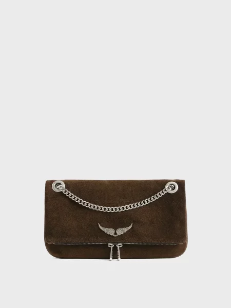 Замшевий рюкзак Zadig&voltaire коричневий