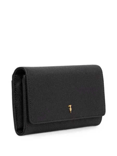 Portofel Trussardi cu autograf negru