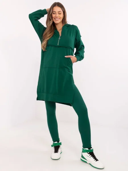 Komplet dresowy My Red Lips zielony