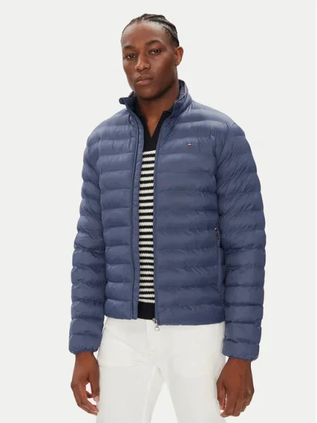 Яке Tommy Hilfiger бордо преходен модел синьо
