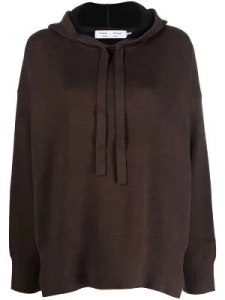 Hanorac cu glugă Proenza Schouler White Label tricotate alb