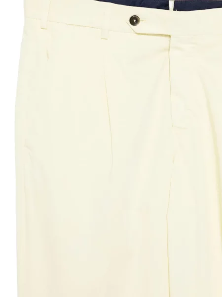 Pantaloni Pt Torino plisate galben