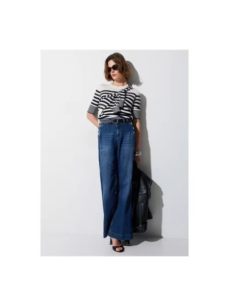 Liu Jo Blugi Flare Fit albastru