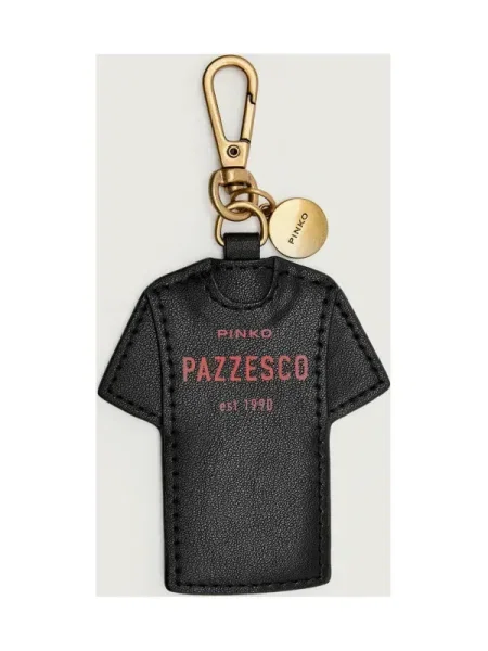 Pinko De piele breloc tricou PAZZESCO negru