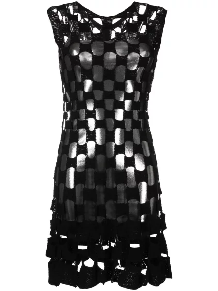 Rochie mini Monse tricotate de costum negru