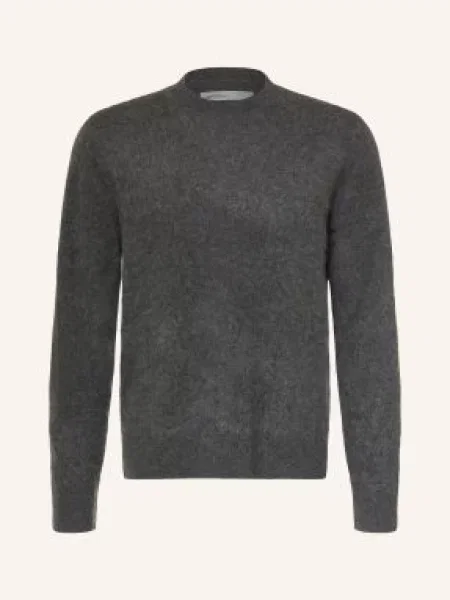 Allsaints Svetr Wulf Crew tmavě šedá