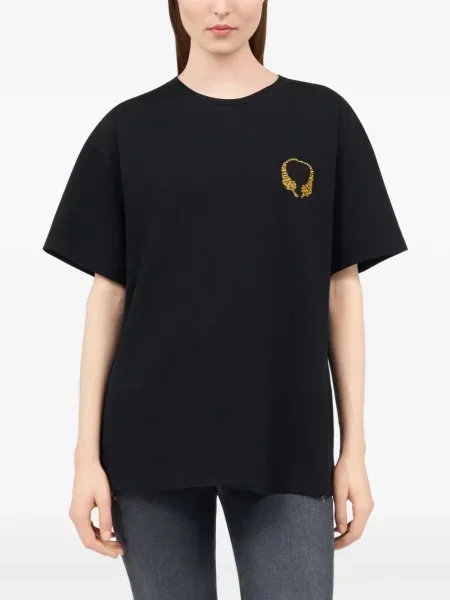 Tricou Roberto Cavalli cu autograf negru