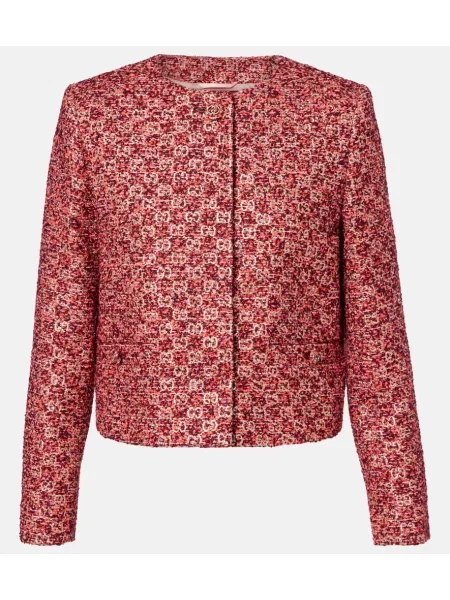 Jakna Gucci iz tvida rdeča