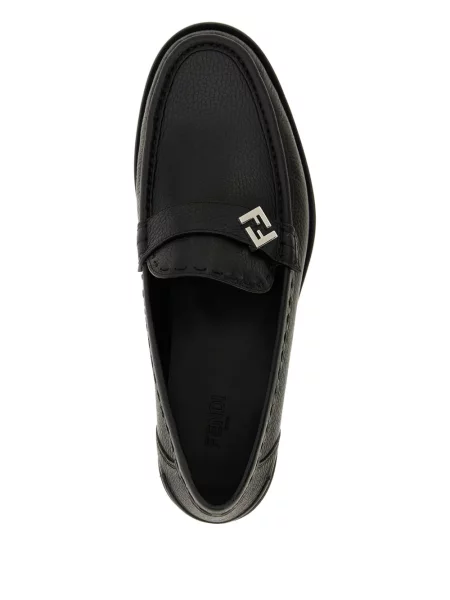 Pantofi loafer Fendi din piele negru