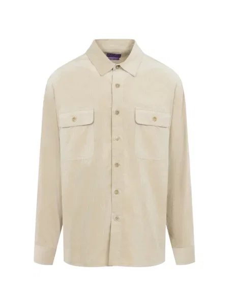 Kordbársony ing Ralph Lauren Purple Label lila