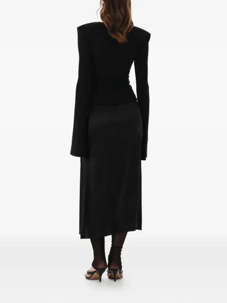 Top Manuri lung negru
