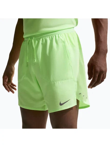 Шорти для бігу Nike Stride Dri-Fit 7" lime blast