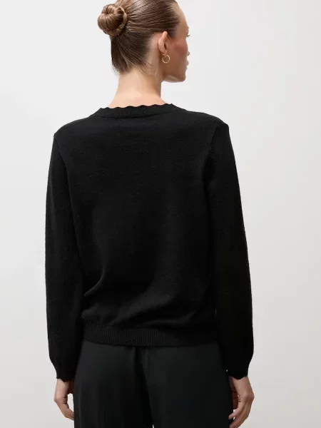 Answear.LAB sweter z wełną czarny