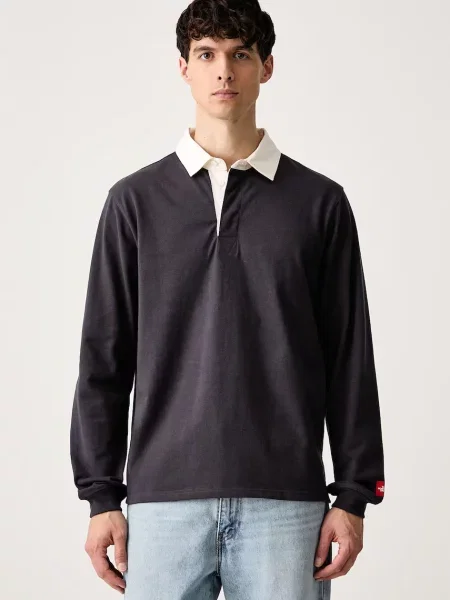 Tricou cu mânecă lungă The North Face gri