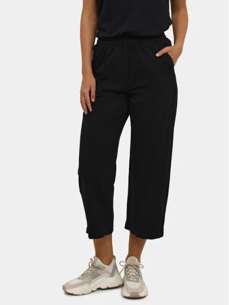 Kaffe Pantaloni culotte Naya negru
