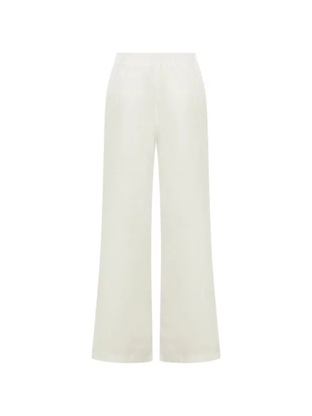 Pantaloni 120% Lino de in alb