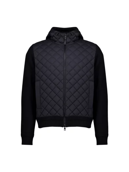Kardigan Moncler z kaszmiru czarny