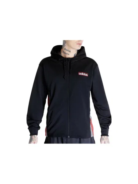 Mikina s kapucňou Adidas čierna