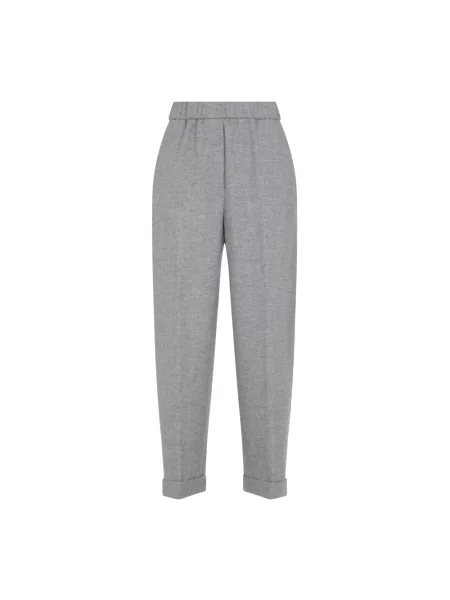 Spodnie Peserico z kaszmiru szare