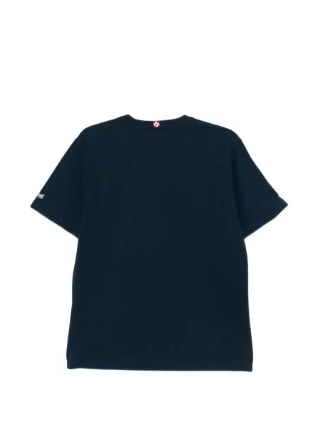 Tricou Mc2 Saint Barth cu broderie albastru