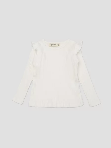 Дитячий Лонгслів YUKI молочний