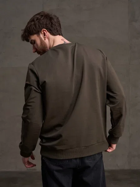 Світшот ISSA Plus хакі