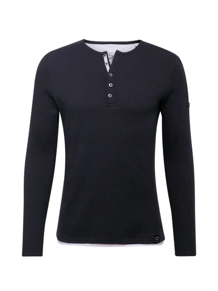 Key Largo Tricou SANDRO bleumarin alb