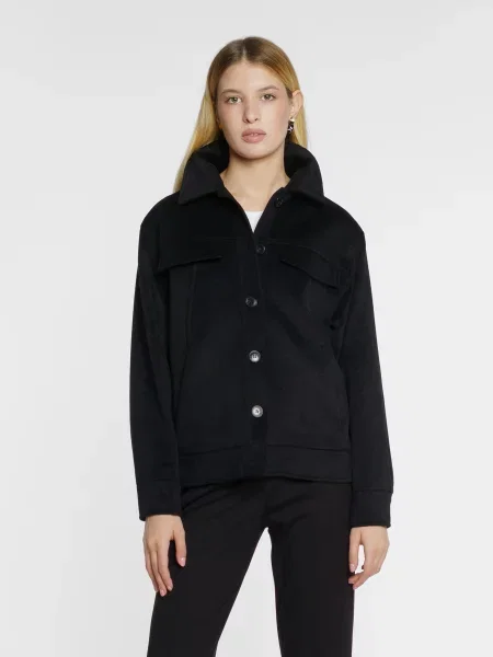 Arber Демісезонна куртка Вовна чорний