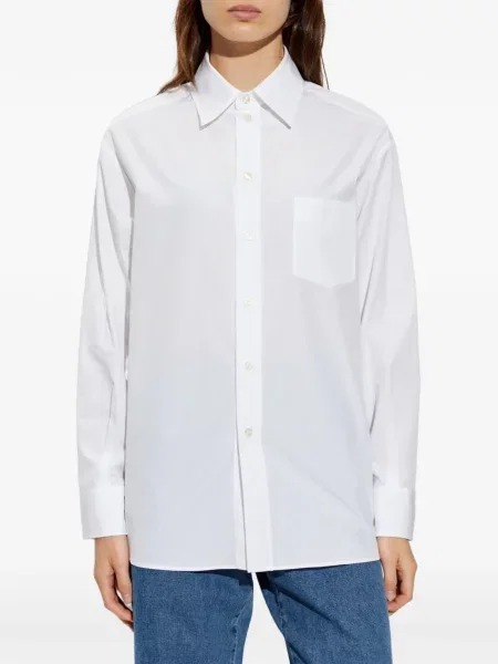 Cămașă Etro de mătase cu model floral cu imagine alb