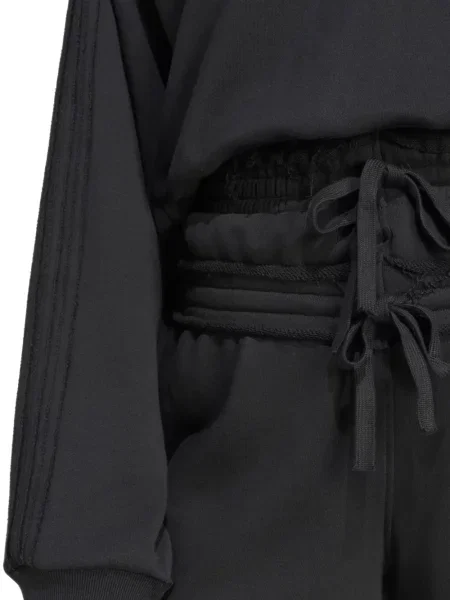 Lung hanorac Adidas tricotate alergare negru