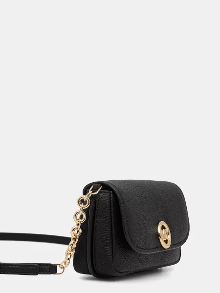Michael Kors De piele geantă poștaș NOLITA negru
