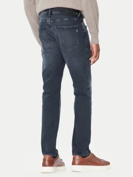 BOSS Jeans hlače Mornarsko modra