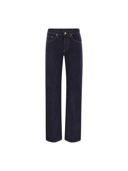 Szerokie jeansy Dondup niebieskie