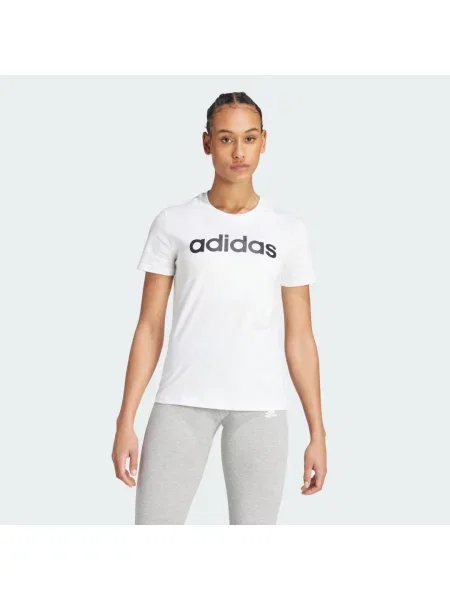 Tričko Essentials Slim Logo bílé