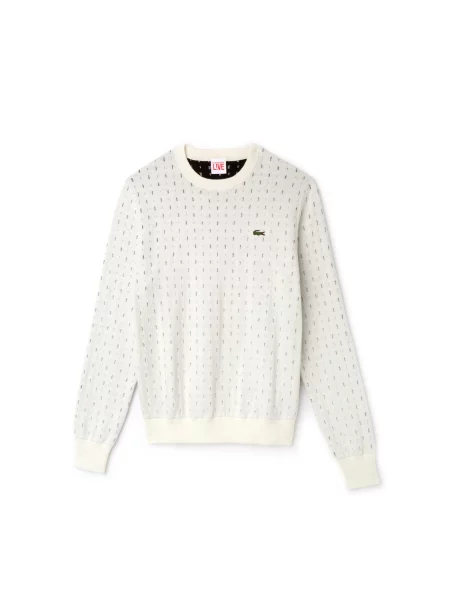 Свитер Lacoste белый