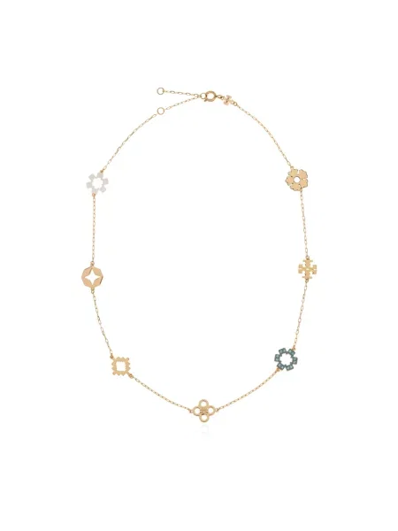 Naszyjnik Tory Burch żółty