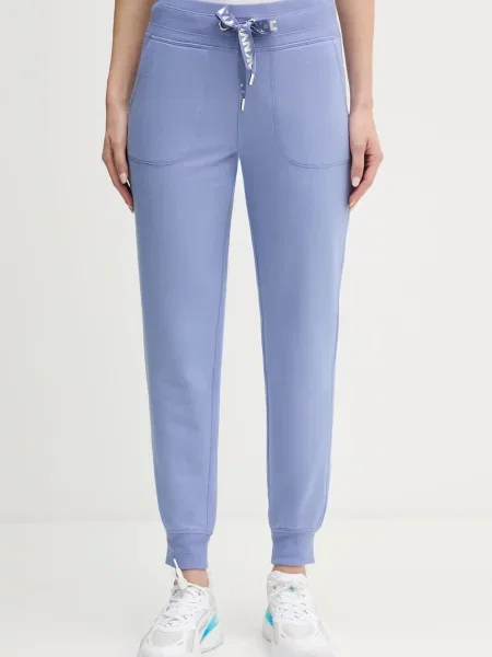 Dkny pantaloni de trening uni albastru