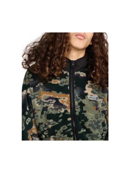 Sacou Element din fleece clasic verde