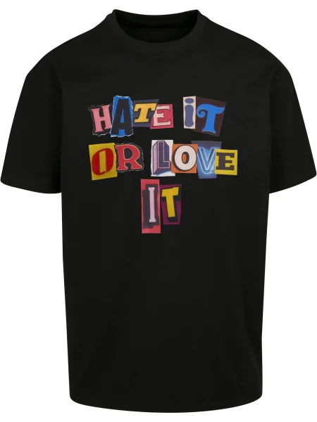 MT Upscale Tricou Hate it or Love it mai multe culori negru