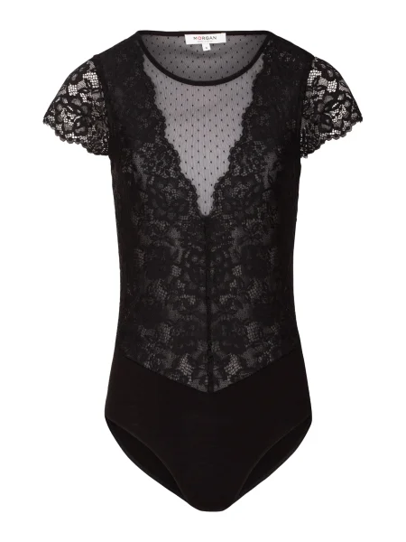 Bluză Morgan din dantelă negru