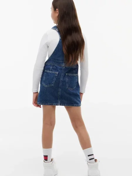Tommy Hilfiger rochie din denim albastru