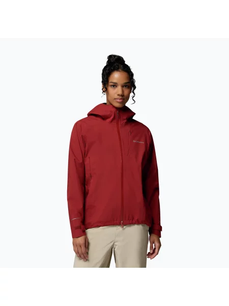 Geacă softshell pentru femei Columbia Trailborne Shell red oxide roșu