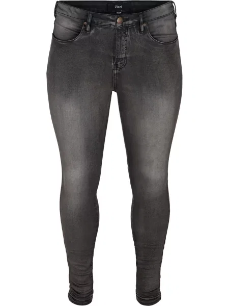 Zizzi Jeans închis gri