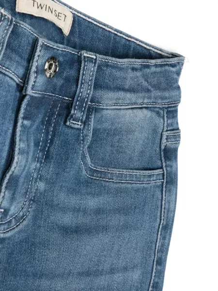 Jeansy dzwony dziecięce Twinset niebieskie