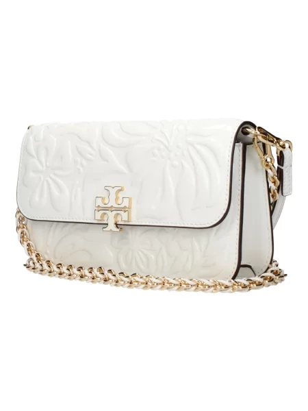 Torebka Tory Burch skórzana biała